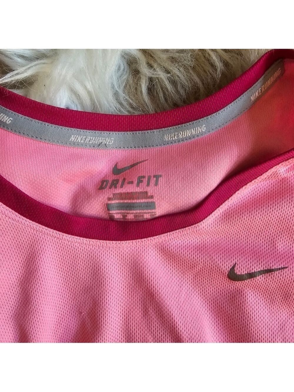 Nike Pink Color Block Athletic Set Top XS Leggings XS Shorts S - Picture 3 of 10